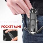 Flashlight Multifunctional Rechargeable Flashlight for Outdoor BLACK - Image 5