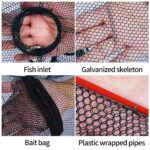 Foldable Fishing Bait Trap Fish Net Cast Dip Cage Crab Minnow Crawdad Shrimp AU - Image 4