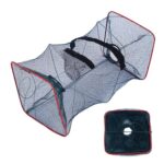 Foldable Fishing Bait Trap Fish Net Cast Dip Cage Crab Minnow Crawdad Shrimp AU - Image 7