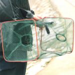 Foldable Fishing Bait Trap Fish Net Cast Dip Cage Crab Minnow Crawdad Shrimp AU - Image 3