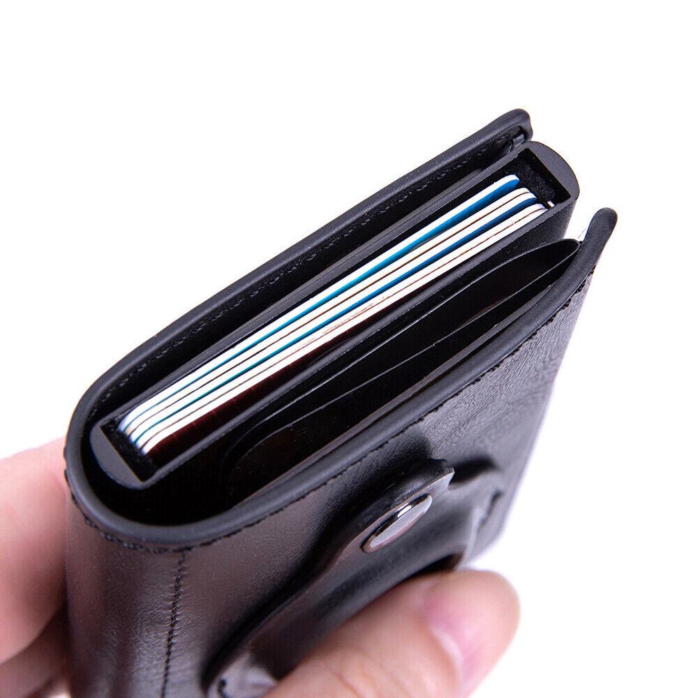 For Airtag Wallet PU Leather Credit Card Money Holder AirTag Case Air Tag Cover - Image 6