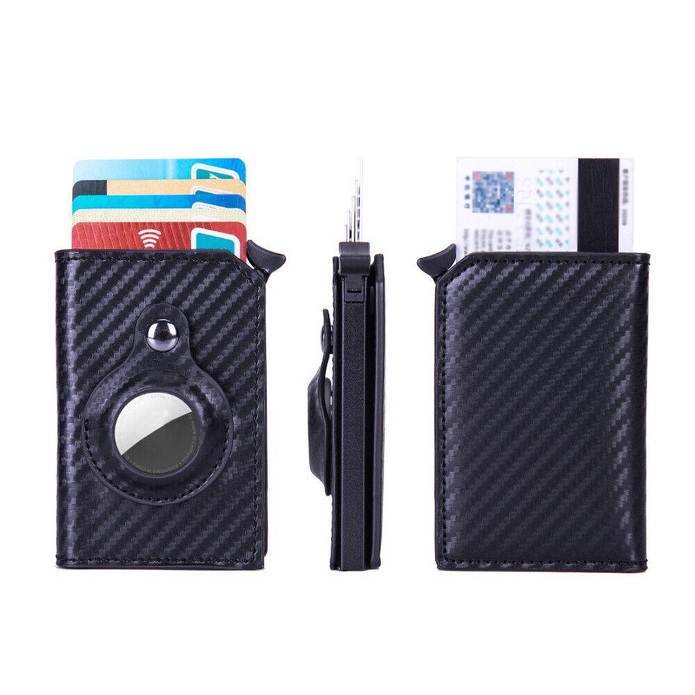 For Airtag Wallet PU Leather Credit Card Money Holder AirTag Case Air Tag Cover - Image 5