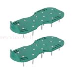 Garden Lawn Aerator Spiked Strapped Sandal Shoe Pair Fits All Heavy Duty - Image 5