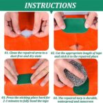 Glass Fiber Tent Repair Canvas Adhesive Patches Rain Cloth Repair Tape 2023 1-2x - Image 4
