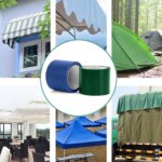 Glass Fiber Tent Repair Canvas Adhesive Patches Rain Cloth Repair Tape 2023 1-2x - Image 3