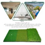 Golf Mat 3-in-1 Practice Mat Outdoor Indoor Training Mat Hitting Mat Driving Pad - Image 5