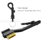 Golf Tool Reel Cleaning Brush Ball Groove Cleaner With Retractable Keyring Club - Image 5