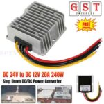 High Efficiency Power Converter Regulator 24V to 12V DCDC Step Down 240W 20A