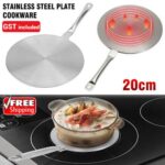 Induction Hob Cooktop Converter Heat Diffuser Disc Adapter Plate Saucepan 20cm