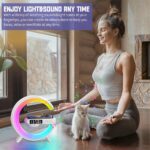 LED Lamp Smart G Bluetooth Speaker Wireless Charger RGB Alarm Clock Night Light - Image 6