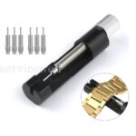 Metal Adjustable Watch Band Bracelet Repair Tool Link Pin Remover 6 Replace Pins - Image 2