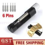 Metal Adjustable Watch Band Bracelet Repair Tool Link Pin Remover 6 Replace Pins