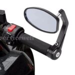 Motorcycle Handle Bar End Side Mirrors 7/8'' For Yamaha MT-07 MT-09 FZ07 FZ09 AU - Image 4
