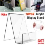 NEW 1/10 Book Shoe Phone Tablet Acrylic Display Stand for Cookbook Holder