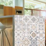 NEW 24PCS Moroccan Style Tile Wall Stickers Kitchen BathroomSelf-Adhesive Mosaic - Image 5