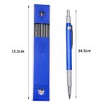 NEW 2SETS 2MM Blue Mechanical Leadholder Clutch Pencil W/ 12 x 2B 2mm Lead - Image 2