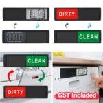 New Clean Dirty Dishwasher Magnet Sign Non-Scratch Easy Read Magnetic Indicator