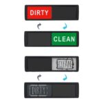 New Clean Dirty Dishwasher Magnet Sign Non-Scratch Easy Read Magnetic Indicator - Image 2