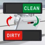 New Clean Dirty Dishwasher Magnet Sign Non-Scratch Easy Read Magnetic Indicator - Image 3