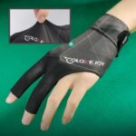 Open Finger Snooker Pool Gloves Portable Polyester Reusable Training Accessories - Image 5
