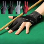Open Finger Snooker Pool Gloves Portable Polyester Reusable Training Accessories - Image 2