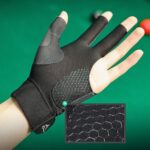 Open Finger Snooker Pool Gloves Portable Polyester Reusable Training Accessories - Image 6