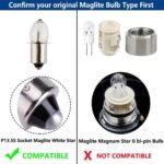 P13.5S Conversion Upgrade LED Bulb for Torch 3-12V/ 6-24V White Flashlight LED - Image 4