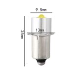P13.5S Conversion Upgrade LED Bulb for Torch 3-12V/ 6-24V White Flashlight LED - Image 7
