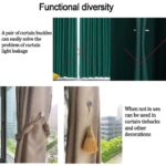 Pair Magnetic Curtain Clip Nail Free Button Buckle Clip Window Screen Decor AU - Image 3