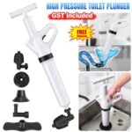 Pipe Plunger Drain Unblocker High Pressure Air Sewer Toilet Powerful Cleaner AU