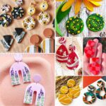 Polymer Clay Cutters Set Earring Making Mold Cutter Mould Cutters DIY 30/124x - Image 6