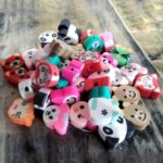 Polymer Clay Mixed Beads 50pcs Hand Made DIY Jewellery Bracelets Necklace 10mm - Image 4
