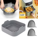 Reusable Silicone Pot Baking Tray Mat Oven Nonstick Air Fryer Accessories Basket