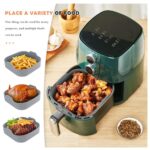 Reusable Silicone Pot Baking Tray Mat Oven Nonstick Air Fryer Accessories Basket - Image 3
