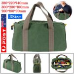 S/M/L Waterproof Tool Bag Portable Storage Toolkit Hand Heavy Case Canvas Duty
