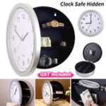 Security Money Cash Compartment Stash Box Clock Safe Hidden Wall Secret Jewelry