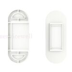 Self-Adhesive Socket Punch-free Plug Fixer Wire Organizer Power Strip Shelf - Image 5