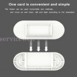 Self-Adhesive Socket Punch-free Plug Fixer Wire Organizer Power Strip Shelf - Image 6
