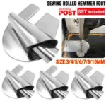 Sewing Rolled Hemmer Foot, 3mm-10mm 8 Sizes Wide Rolled Hem Pressure Foot