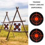 Shooting Target Self Adhesive Targets Splatter Reactive Target Sticker 250X/Roll - Image 6