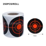 Shooting Target Self Adhesive Targets Splatter Reactive Target Sticker 250X/Roll - Image 2