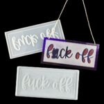 Silicone Resin Casting Mold Wall Hanging Letter Sign Epoxy Mould Craft Tool AU - Image 3