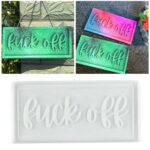 Silicone Resin Casting Mold Wall Hanging Letter Sign Epoxy Mould Craft Tool AU - Image 2