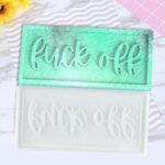 Silicone Resin Casting Mold Wall Hanging Letter Sign Epoxy Mould Craft Tool AU