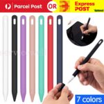 Silicone Rubber Grip Skin Cover Sleeve Holder For Apple Pencil 2nd 1st iPad Case - Image 2