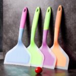 Silicone Spatula Kitchen Baking Non-Stick Cookware Safe Heat Resistant Scraper - Image 2