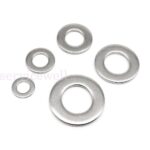 Silver 304 Stainless Steel Flat Washers Insulation M2 M3 M4 M5 M6 M8 M10 - Image 7