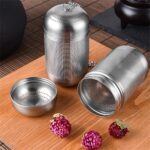 Stainless Steel Ball Loose Tea Leaf Infuser Spice Strainer Diffuser Hanging Hook - Image 3