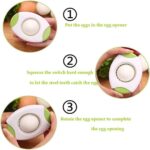 Stainless Steel Egg Shell Opener Cutter Cracker Boiled Egg Topper Separator AU - Image 2