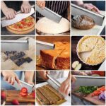 Stainless Steel Pizza Cutter Slicer Chopper Tool Mezza Luna Chef Tool AU - Image 3